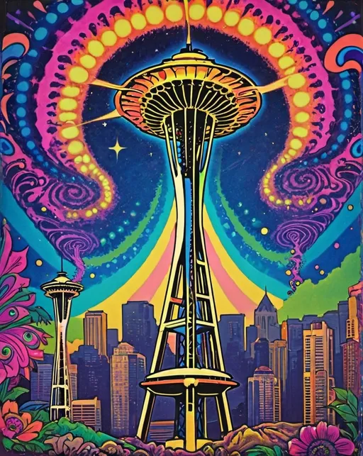 Prompt: psychedelic euphoria seattle