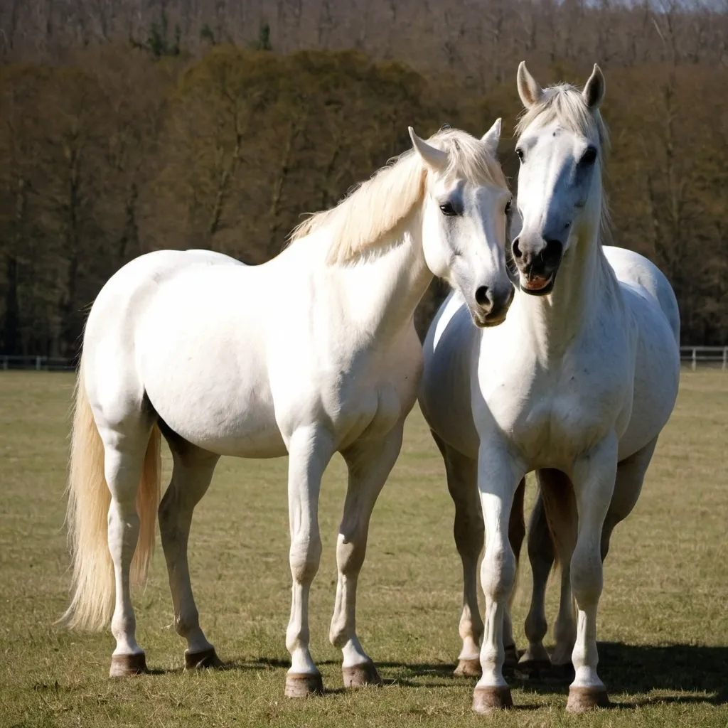 Prompt: horses