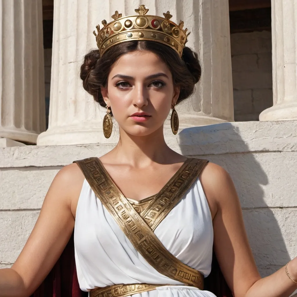 Prompt: greek queen