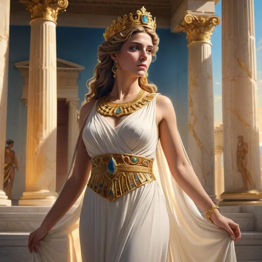 Prompt: greek queen