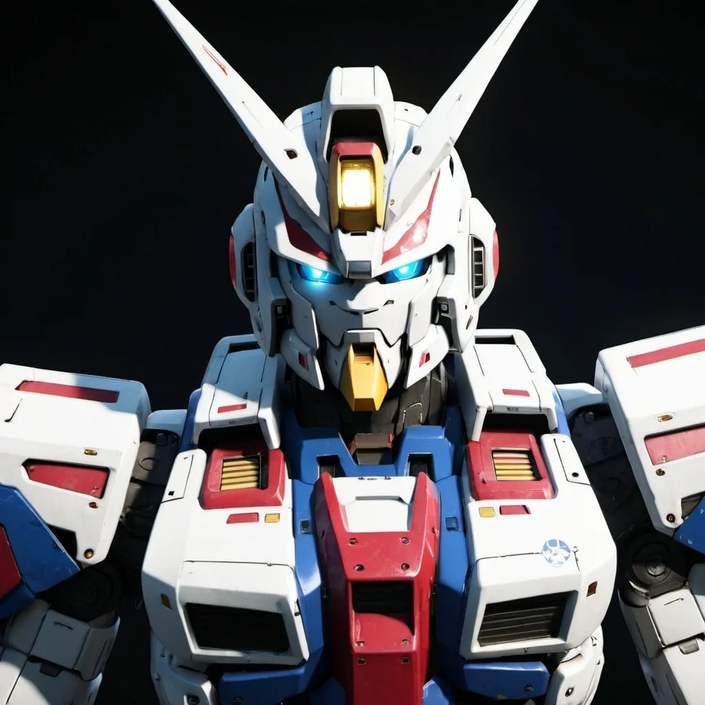 Prompt: Gundam mech  realistic lighitng, unreal engine 5, portrait 