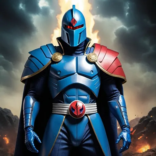 Prompt: Super Saiyan Cobra Commander 