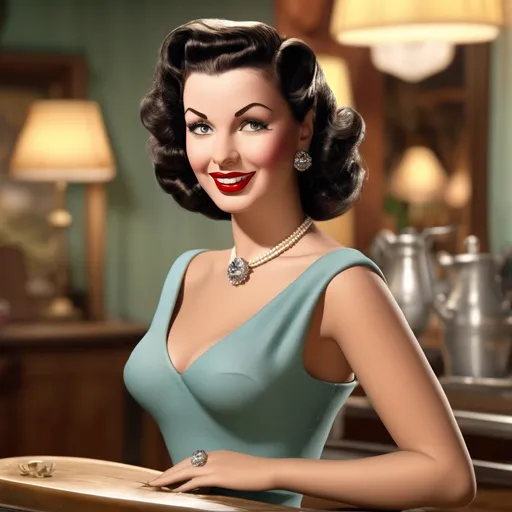 Prompt: Vintage vibrations, pin-up 1950, (((full body))), (the entire body),((masterpiece)), 8K, 3D, extremely detailed, smooth, high resolution, ultra quality, perfect face, beautiful and very detailed, ultra quality , very detailed eyes, very detailed mouth, perfect eyes, both eyes are the same size, perfect hands, and very detailed, ultra realistic drawing, ultra high resolution , soft saturation, professional quality, perfect contrast, perfect lighting, anatomically correct, long legs, acrylic art, digital painting, high detail, high definition, extremely detailed, photorealistic, ultra realistic, wallpaper, poster, 8k, colorful, very attractive, elegant, beautiful, imperial colors, dynamic lighting, cinematic lighting, cinematic post processing