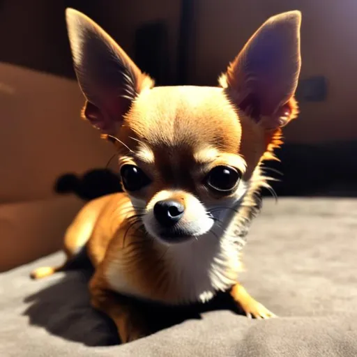 Prompt: pysco chihuahua 