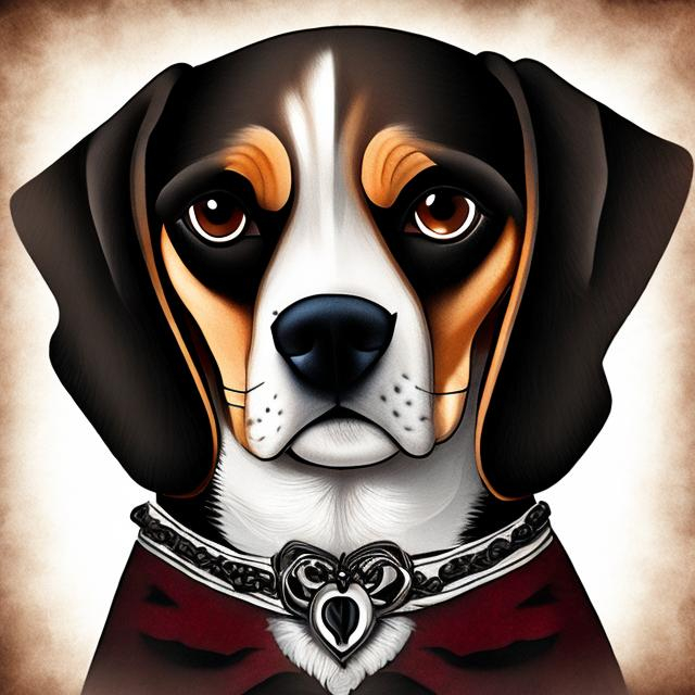 Prompt: gothic beagle
