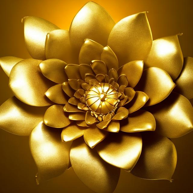 Prompt: golden flower wrapped around a large house 8k