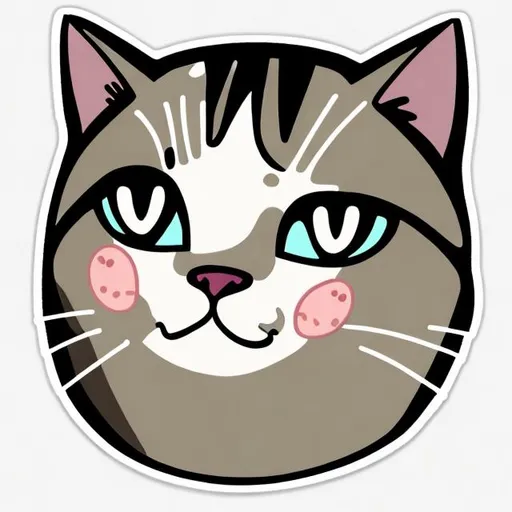 Prompt: cat sticker