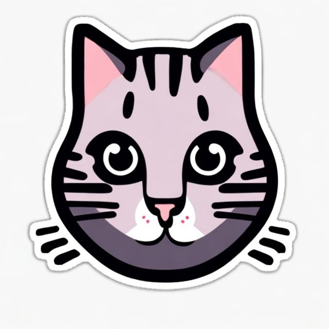 Prompt: cat sticker