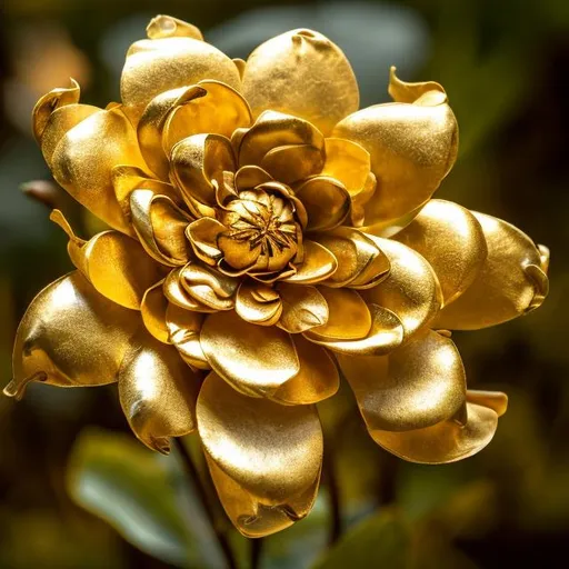 Prompt: golden flower wrapped around a large house 8k