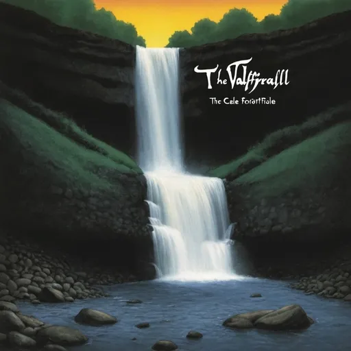 Prompt: In the style of a JJ Cale album cover, create an album cover for an album called "The Waterfall"