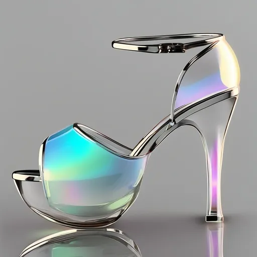 Prompt:  HR GEIGER STYLE glowing glass iridescent 