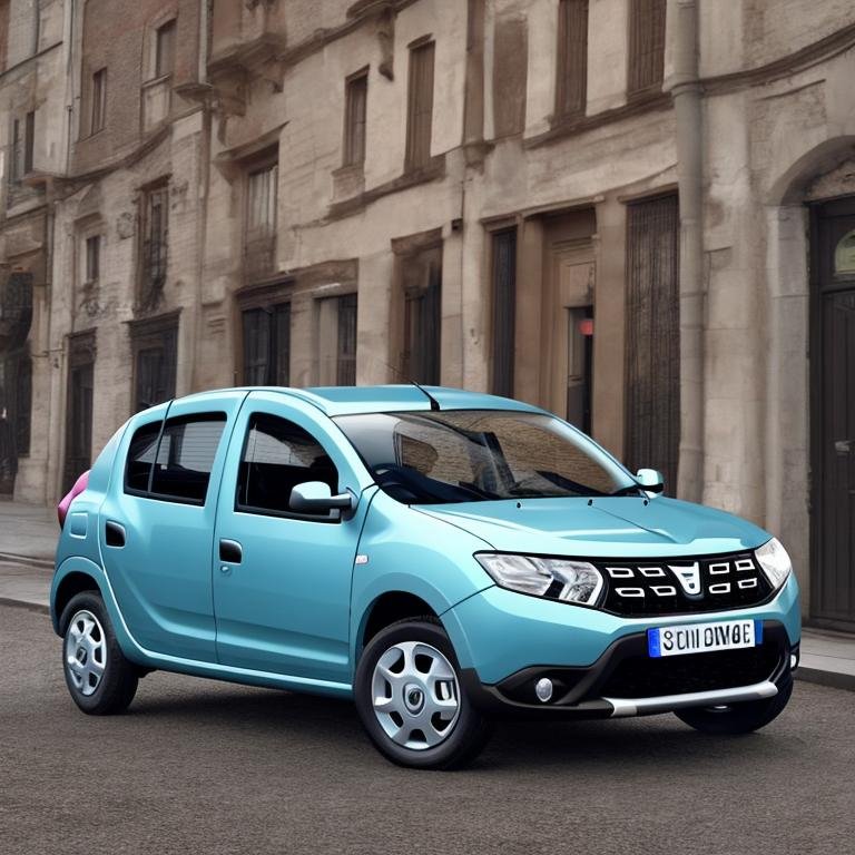 Prompt: IT'S A DACIA SANDERO!


