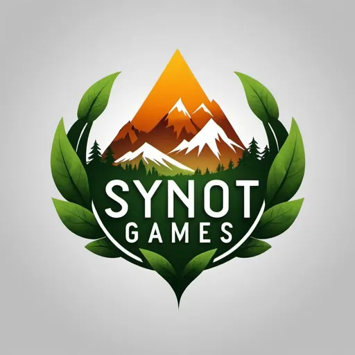 Prompt: SYNOT games logo in style of nature from SLOVAKIA