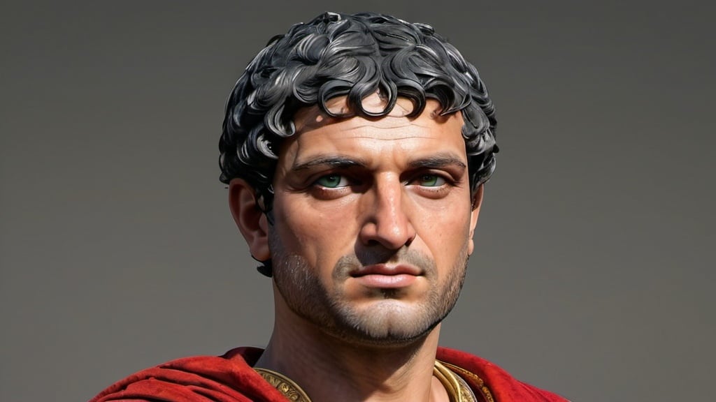 Prompt: a very rich citizen of the roman empire