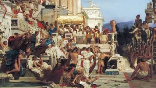 Prompt: chaos in the roman empire