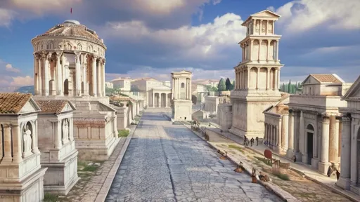 Prompt: Ancient roman roads. Extremely realistic and in 4k HD quality