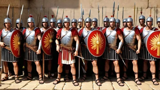 Prompt: mercenaries of the roman empire