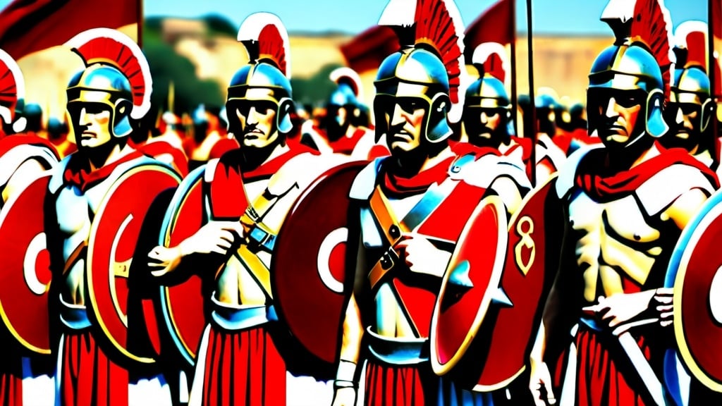 Prompt: The army of the roman republic, in 4k HD quality