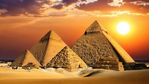 Prompt: the pyramids of egypt, in 4k HD quality