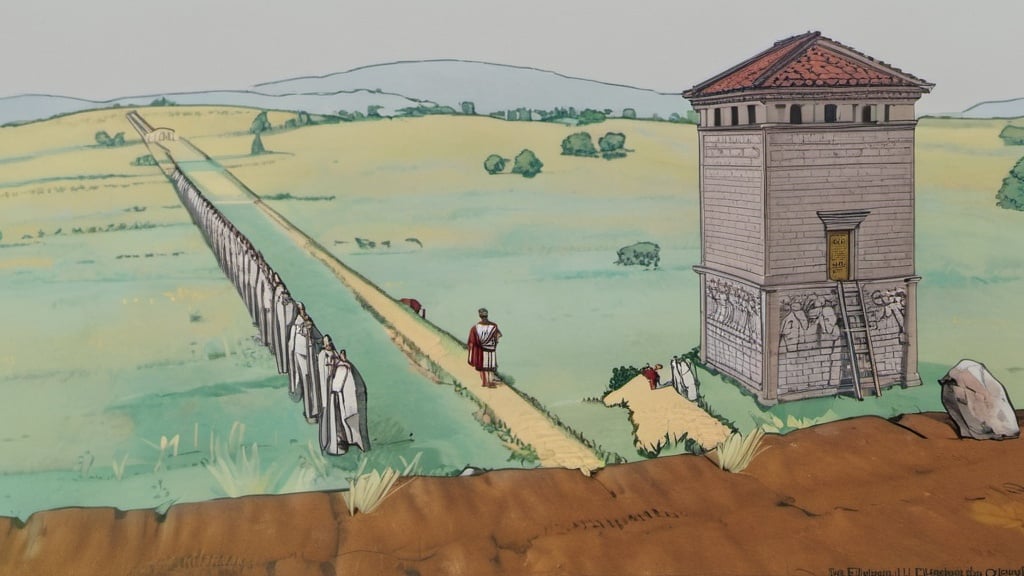 The roman Limes Germanicus in 4k HD quality