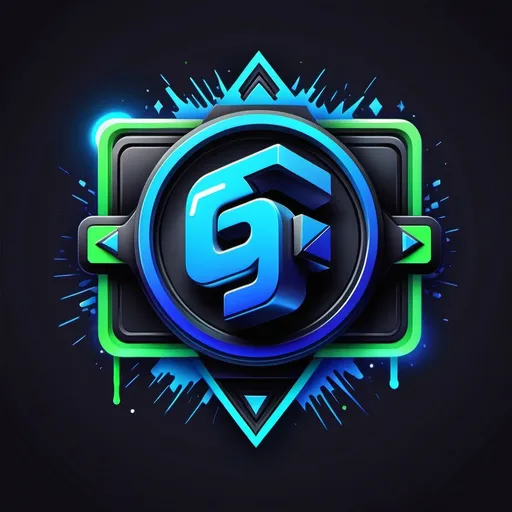 Prompt: Design a modern and eye-catching logo for a YouTube gaming channel named 'grand 94 r.' The logo should feature bold, dynamic typography for 'WhyDo' and 'FF,' integrating elements related to gaming, such as a game controller or digital pixels. Use vibrant colors like electric blue and neon green to convey excitement and energy. The background can be slightly abstract or tech-inspired, giving a sense of motion and action. The overall design should be sleek and professional, appealing to a young gaming audience."