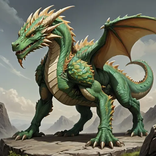 Prompt:  earth elemental dragon

