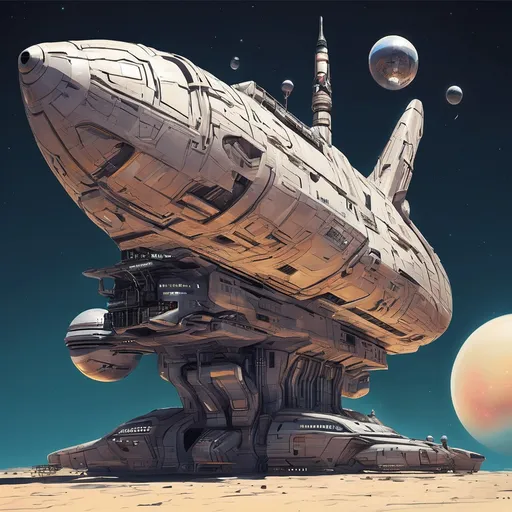Prompt: spaceship