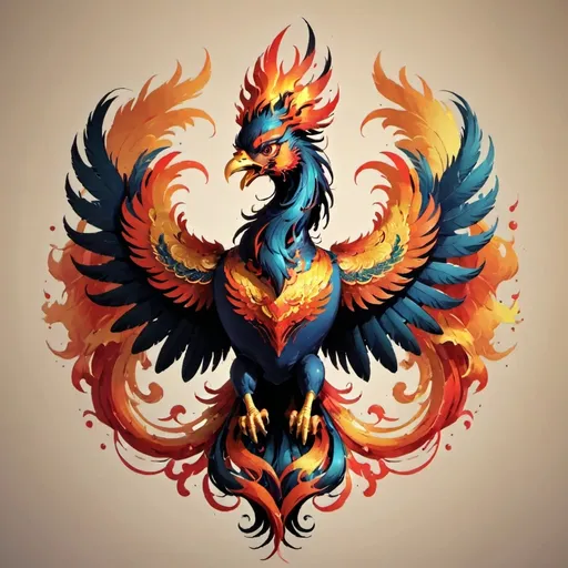 Prompt: The Chinese phoenix