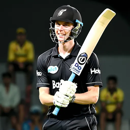 Prompt: Mitchell Santner's batting contributions in T20 cricket reflect a blend of consistency and aggression. His average of 16.51 demonstrates his ability to provide valuable runs lower down the order, while his highest score of 77 highlights his potential to play match-defining innings when needed. Santner's boundary-hitting prowess, evidenced by 55 fours and 23 sixes, makes him a dynamic player capable of changing the momentum of the game with quick runs.With a strike rate of 119.93, he maintains an aggressive tempo, crucial in the fast-paced T20 format. His knack for finding gaps and executing power-packed shots makes it plausible for him to hit more than three boundaries in a match, adding valuable impetus to his team's innings.