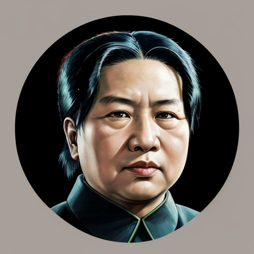 Prompt: Mao Zedong, portrait, highly detailed, realistic, sharp focus, 8k resolution`