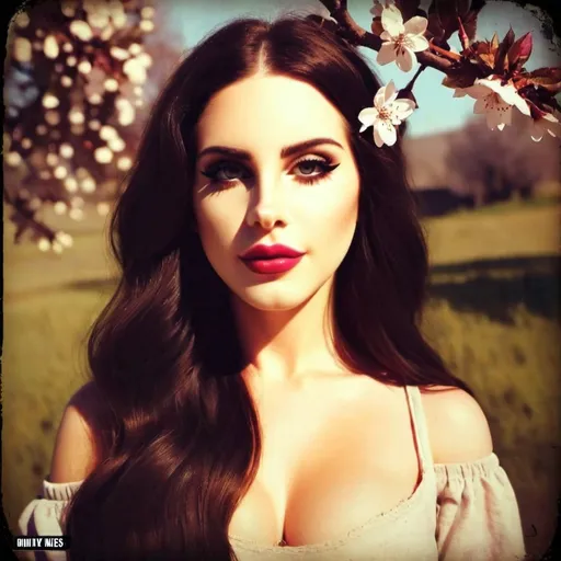 Prompt: (album cover), melancholic and nostalgic, "cherry wine kisses", soft lighting, vintage photo style, muted colors with a warm tone, dreamy atmosphere, slightly faded and worn textures, subtle film grain effect, cherry blossoms in the background, soft focus, bokeh effects, artistic and emotional, (4k), ultra-detailed, high quality