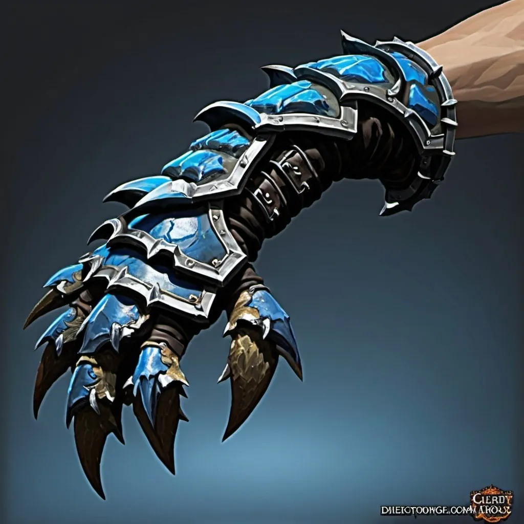 Prompt: Rock Carapace gauntlets 
 