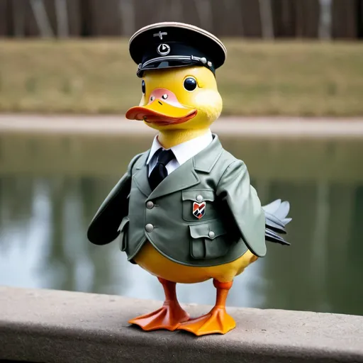Prompt: Hitler as a duck