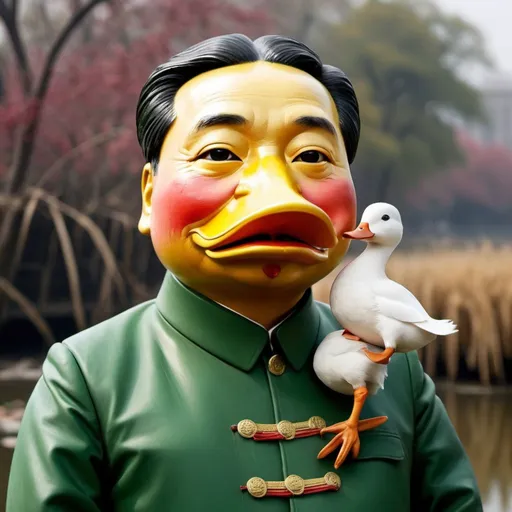 Prompt: Mao Zedong as a duck