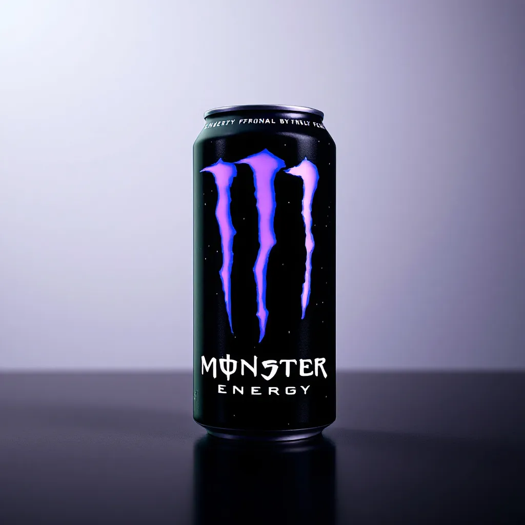 Prompt: Make a profile picture containing monster energy
