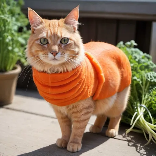 Prompt: carrot cat