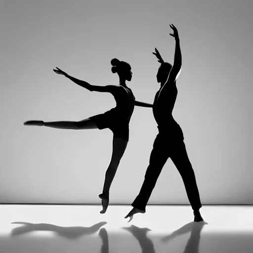 Prompt: minimalist dancers



