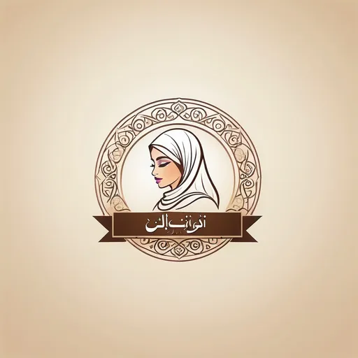 Prompt: Create logo for women Arabic natural eslamic