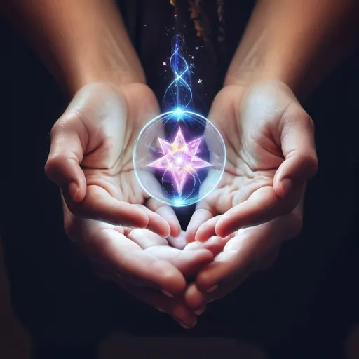 Prompt: Magic in my hands