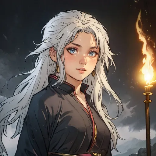 Prompt:  heterochromia long hair young anime oni , Ombre heterochromia ,flowing hair, art nouveau, oil painting, full body  , Full HD render + immense detail + dramatic lighting + well lit  + fine | ultra - detailed realism, full body art, lighting, high quality,  engraved | highly detailed |digital painting, artstation, concept art, smooth, sharp focus, Nostalgic everything in the heavenly realm inviting you to join. full body, 8k, highly detailed, full length frame, High detail RAW color art, piercing, diffused soft lighting, shallow depth of field, sharp focus, hyperrealism, cinematic lighting, concept art