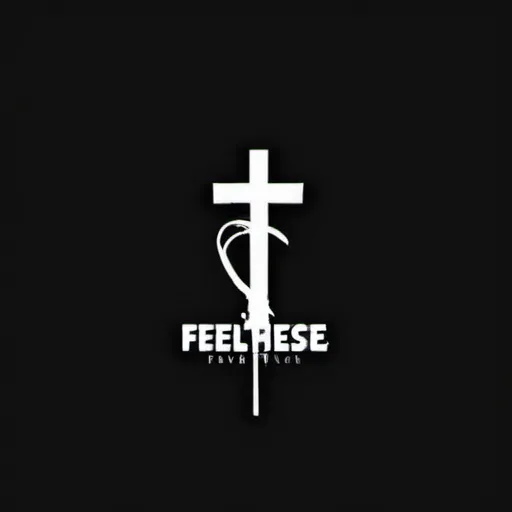 Prompt: make a streetwear logo with a cross for FeelThese
