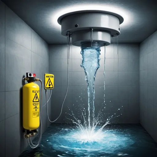 Prompt: Electro-safety-water