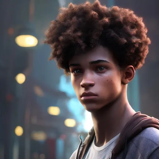 Prompt: <lora:NeuronalConnectionV2:0.75> , realistic shadows, depth of field, bokeh, <lora:add_detail_realistic:1>, 1 teenage, adult (Atlantean :0.7) afro american man, amber eyes, dark brown wedge cut hair, <lora:GoodHands-beta2:0.8>, solo, from front, front view, (full body:0.6), (opened eyes:1.1), detailed background, detailed face, (<lora:kVoidEnergy-000001:0.5>, V0id3nergy, void theme:1.1) , eye tattoo, illusionist, psychic powers, awareness, mind control, hypnosis, enchantment, psychomancy, clairvoyance, mesmerizing, aura, mind portal, mind energy, magical blue psychic energy emanating, updraft, magic in background, ethereal atmosphere,