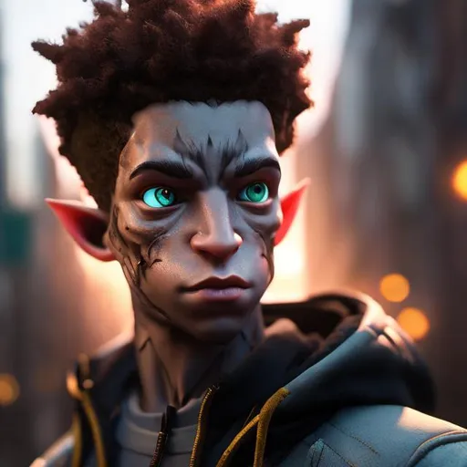 Prompt: <lora:NeuronalConnectionV2:0.75> , realistic shadows, depth of field, bokeh, <lora:add_detail_realistic:1>, 1 boy, adult (elven:0.7) afro americanman, amber eyes, dark brown wedge cut hair, <lora:GoodHands-beta2:0.8>, solo, from front, front view, (full body:0.6), (opened eyes:1.1), detailed background, detailed face, (<lora:kVoidEnergy-000001:0.5>, V0id3nergy, void theme:1.1) , eye tattoo, illusionist, psychic powers, awareness, mind control, hypnosis, enchantment, psychomancy, clairvoyance, mesmerizing, aura, mind portal, mind energy, magical blue psychic energy emanating, updraft, magic in background, ethereal atmosphere,
