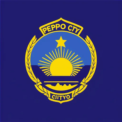 Prompt: A flag of pepo city