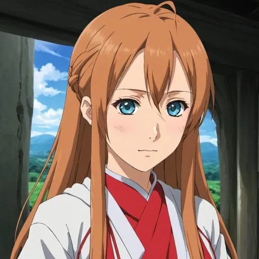 Prompt: Asuna anime,
hung by the neck with a slip knot

