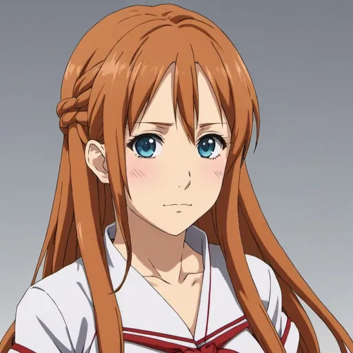 Prompt: Asuna anime,
hung by the neck with a slip knot
