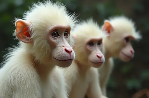 Prompt: Blafard – Albinos long surmised by Europeans to be the result of some kind of simian crossbreeding