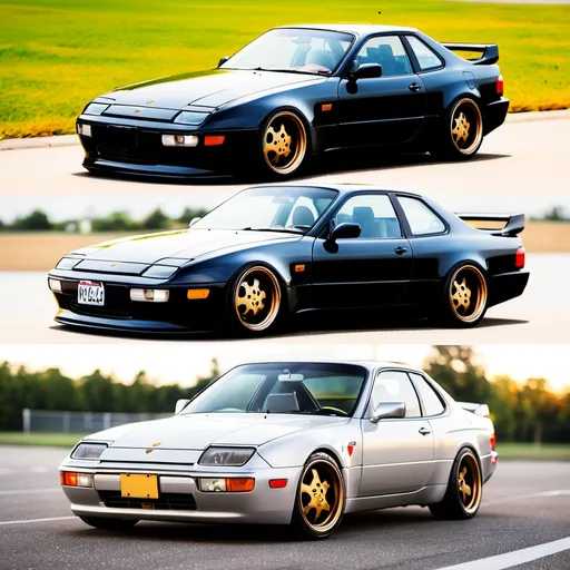 Prompt: porsche 944 mixed with Honda Prelude