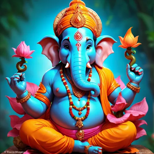 Prompt: Ganesh bhagwan image